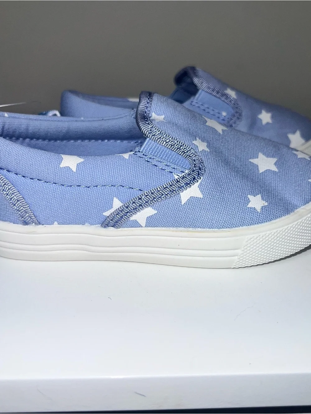 GAP Kids' Slip-On Star Print Shoes in Light Blue